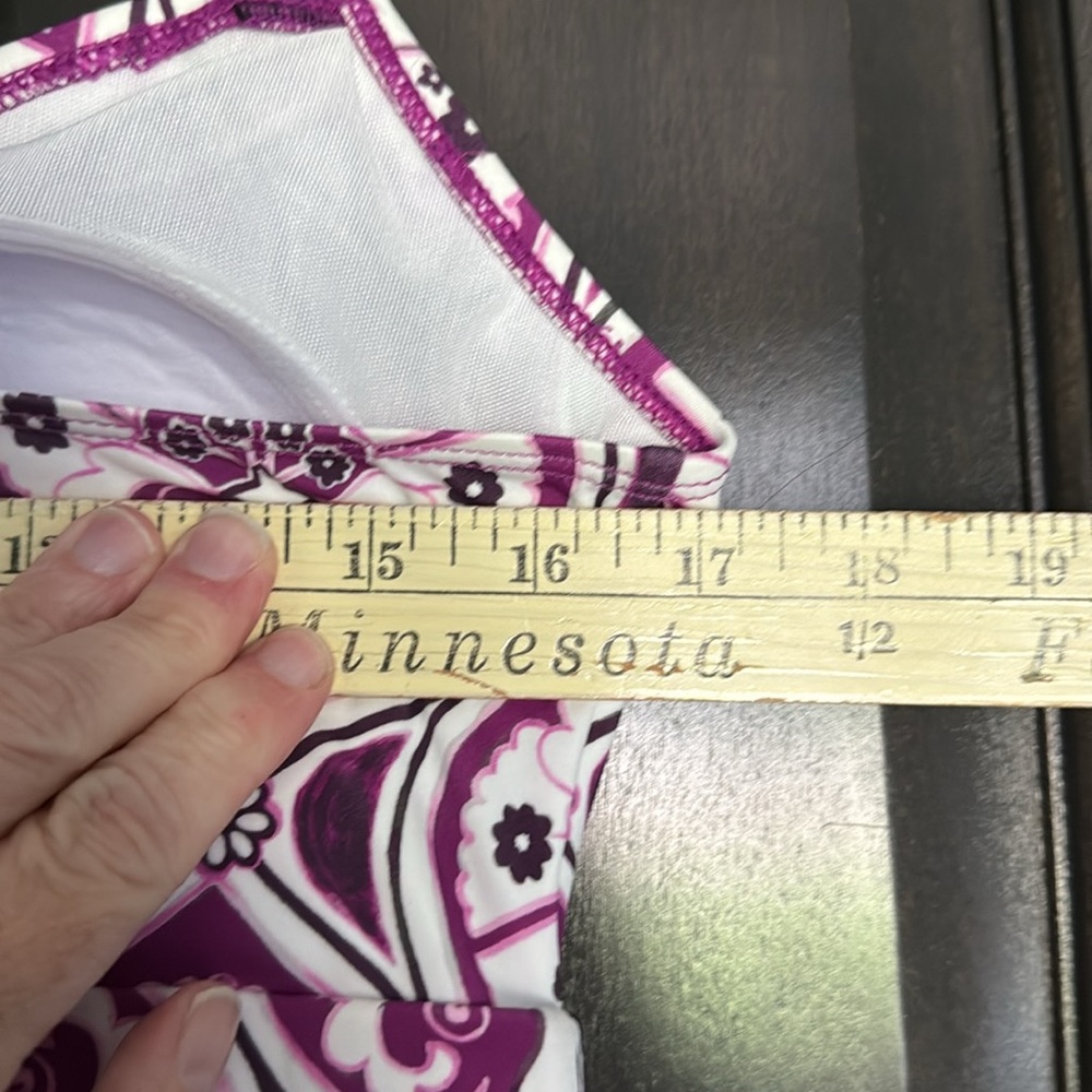 Swim Solutions NWT Magenta one piece Swim Suit Size 12 - Picture 8 of 8